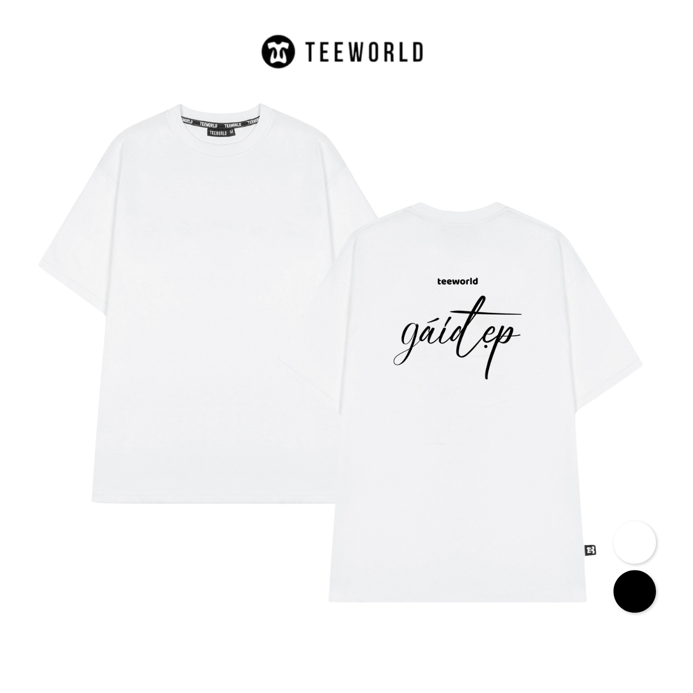 Áo Thun Local Brand Teeworld Gái Đẹp Trai Đẹp T-shirt Nam Nữ Unisex