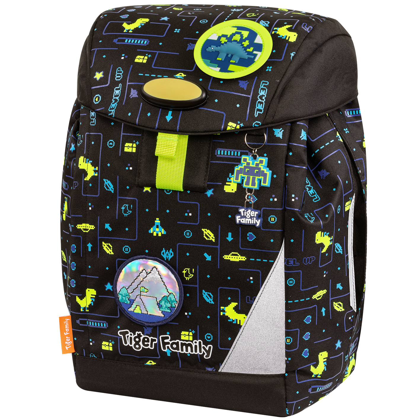 Cặp Chống Gù Eggie Schoolbag - Level Up - Go Green - Tiger Family TGEG-002A