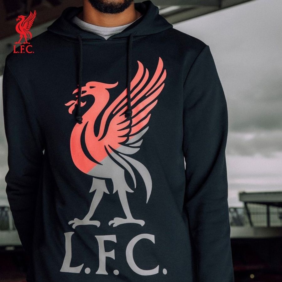 Áo hoodie tay dài có nón thể thao nam LFC Liverbird - A15018