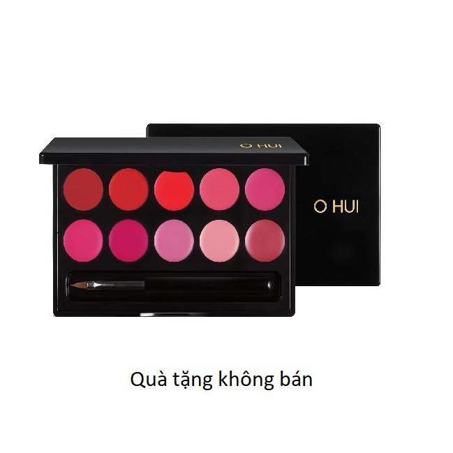 Bảng son O HUI Rouge Real 10 màu Palette Gimmick