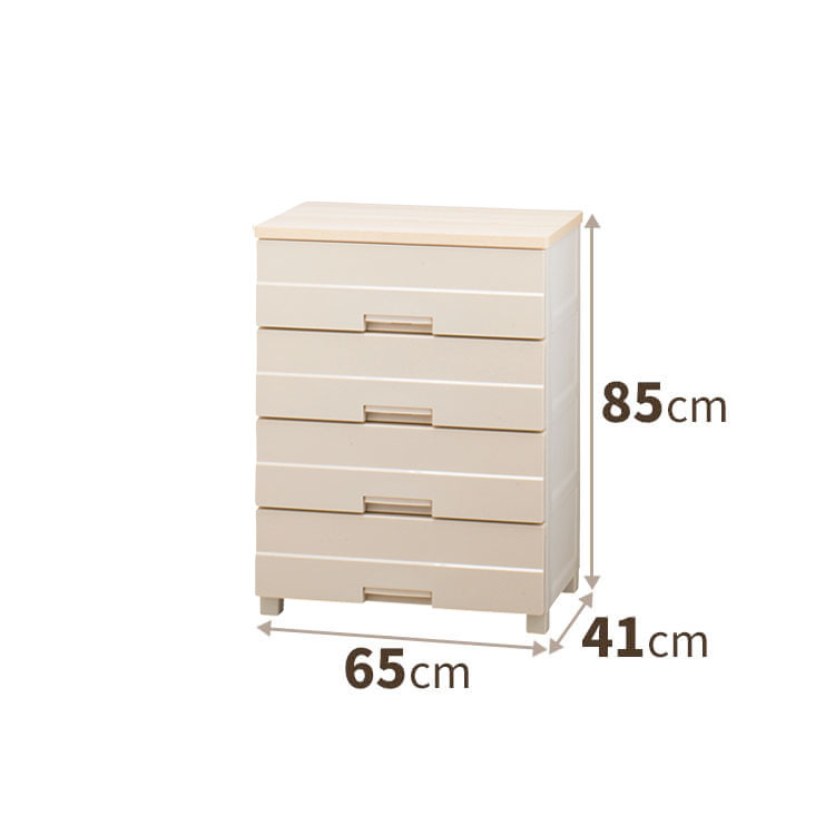 TENMA Tủ Quần Áo Fits Plus Easy JAPAN QUALITY, Lắp Được Bánh Xe, Mặt Tủ Ceramic, Chống Bám Bụi