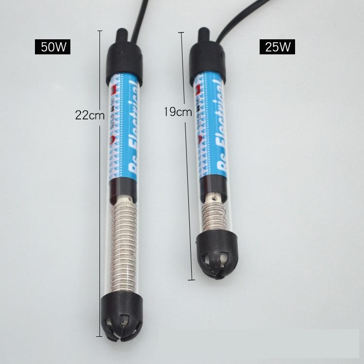 Máy Sưởi Bể Cá Thanh sưởi làm ấm nước hồ cá công suất vừa và nhỏ RS 25W 50W 200W