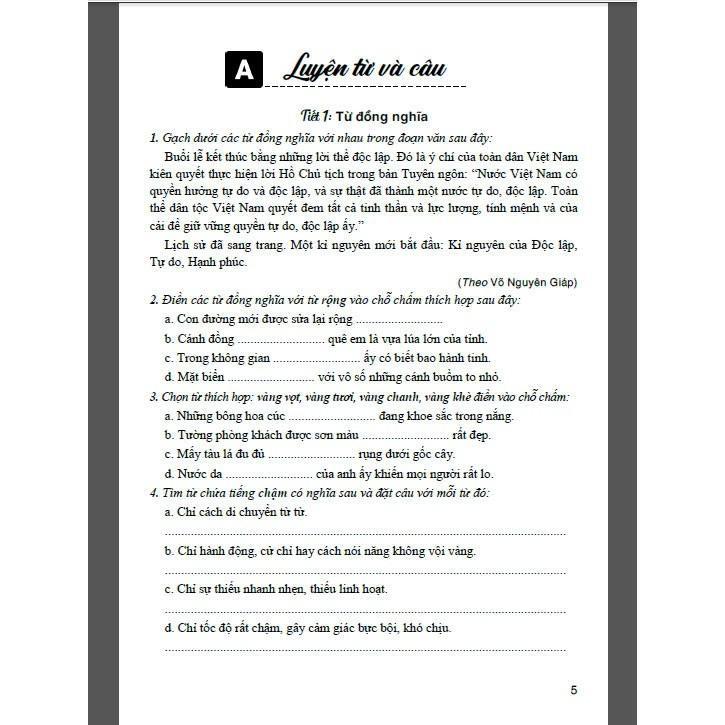 Sách - Phát Triển Và Nâng Cao Tiếng Việt Lớp 5 - Dùng Chung Các Bộ SGK Hiện Hành - Hồng Ân