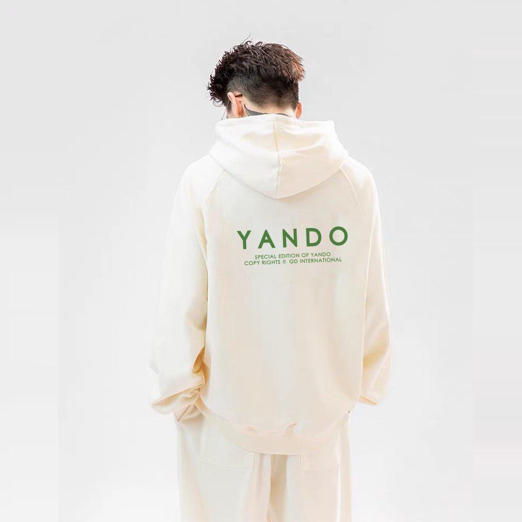 Áo Hoodie Form Rộng YANDO OUTFITS P012 Thun Cotton French Terry 350GSM Local Brand