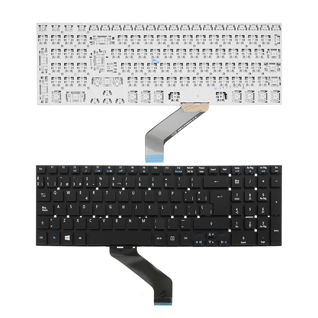 Black Plastic ES PC Laptop Keyboard For Acer Aspire 5755G E1-530 E5-551