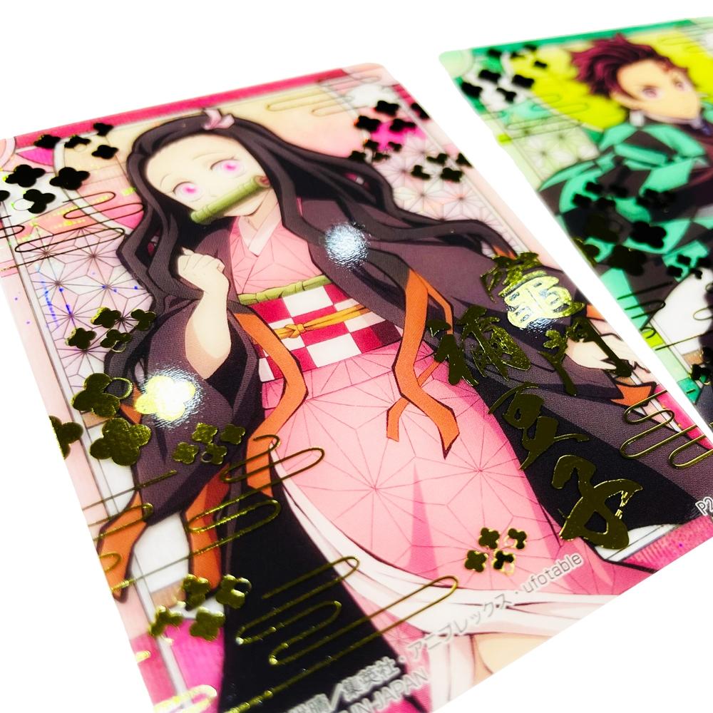 Thẻ Nhân Vật Thanh Gươm Diệt Quỷ - Bandai Kimetsu no Yaiba Stained Glass Card Ver 2 (2 Thẻ Ngẫu Nhiên/Túi)