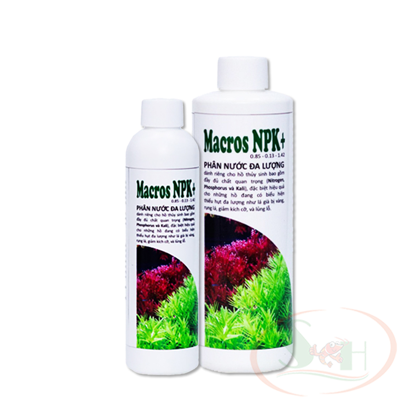 Phân nước PTV Macros NPK bổ sung đa lượng kali phospho nitơ bể cây thủy sinh