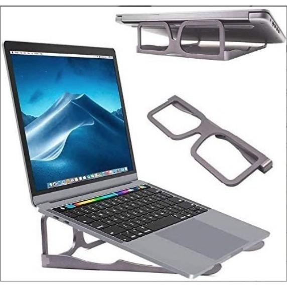 Stand kê cao MacBook LABTOP kiểu mắt kính (Xám)