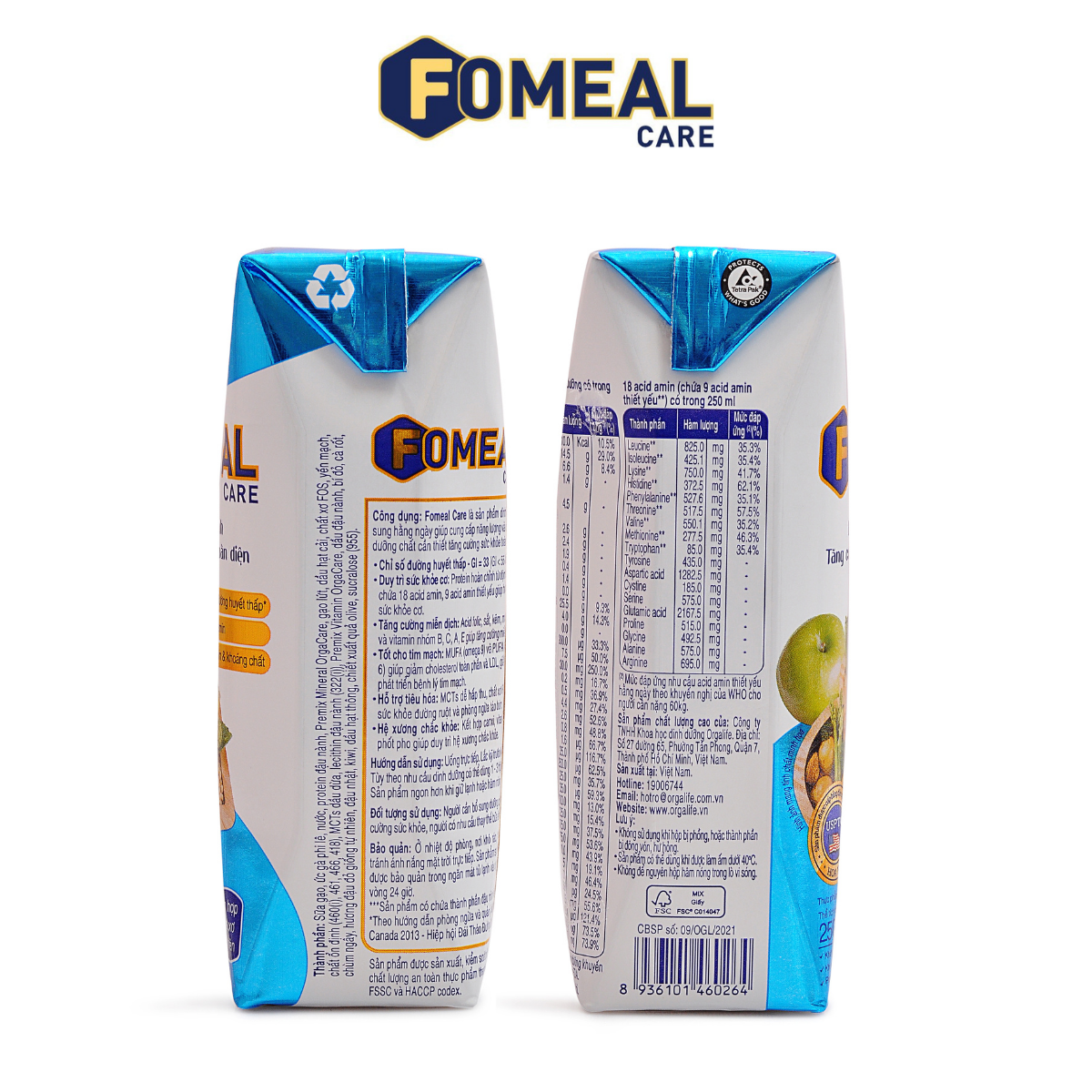 Thực phẩm dinh dưỡng y học FOMEAL CARE (VANILLA)