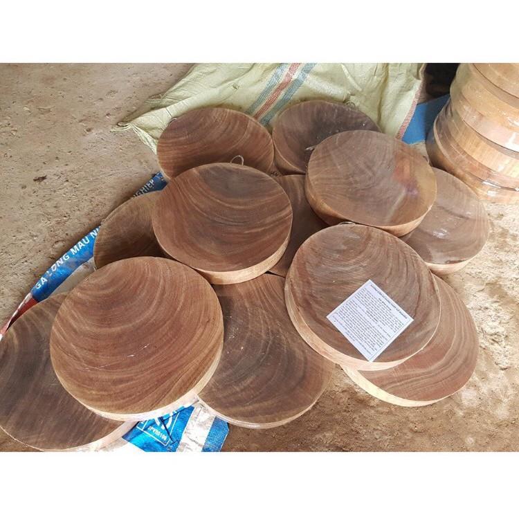 Thớt gỗ nghiến đá ,đường kính 39 dầy 5cm