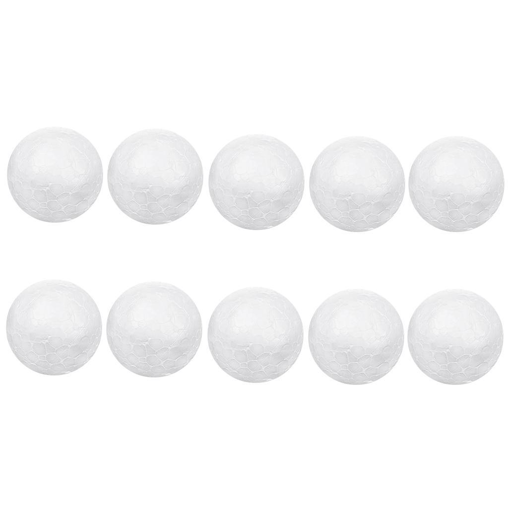 20x White Modeling Foam Balls Styrofoam for Craft Christmas DIY 4cm 5cm