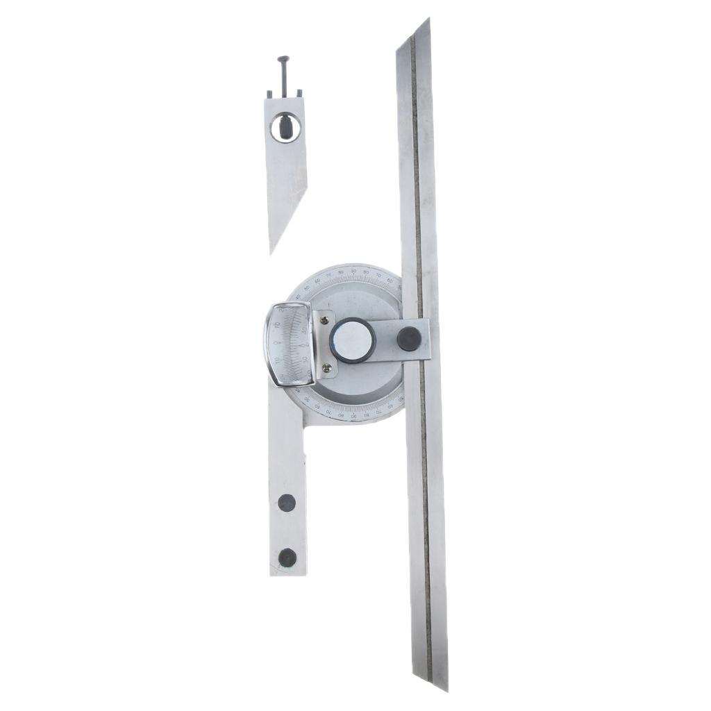 360 Thép Không Gỉ Vát Protractor Góc Tìm Thước Độ Chính Xác Đo