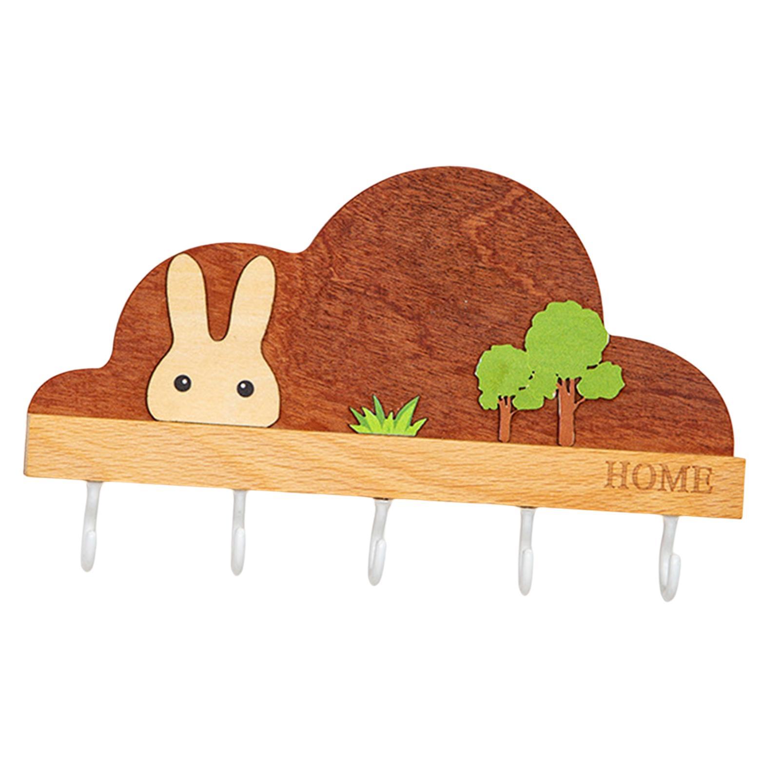 Key Rack Key Holder Hooks Cute Home Wall Hanger for Front Door Ornament Home