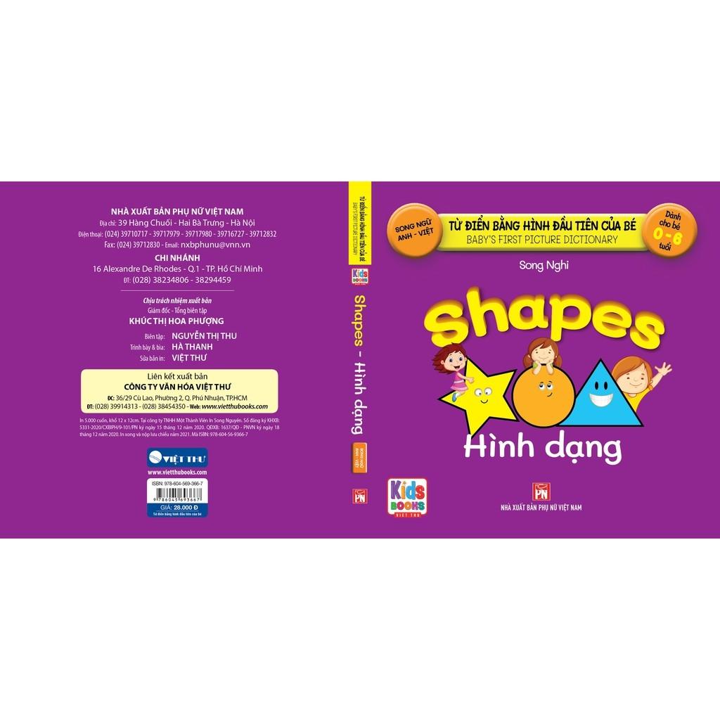 Từ Điển Bằng Hình Đầu Tiên Của Bé - Shapes - Hình Dạng