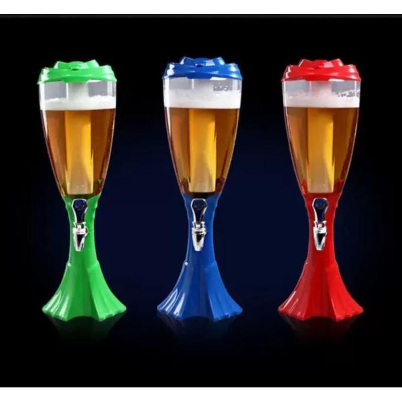 Tháp bia, tháp đựng nước hoa quả 3L có đèn led