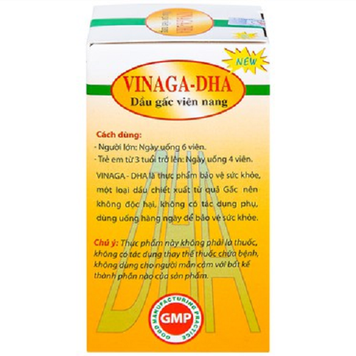Dầu Gấc DHA nguyên chất bổ sung thêm DHA – Hỗ trợ giảm lão hóa, nâng cao sức đề kháng, tăng cường thị lực – Hộp 100 viên