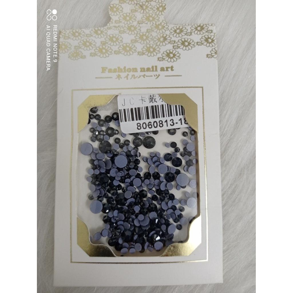 Đá chân keo màu đen, đá chân keo mix size