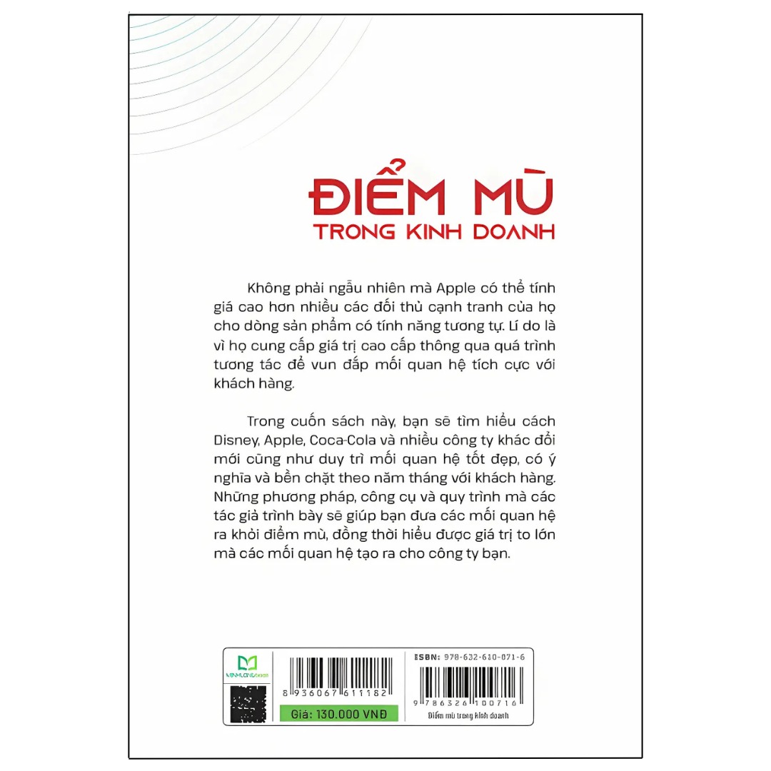 Sách Điểm Mù Trong Kinh Doanh - Đổi Mới Và Duy Trì Mối Quan Hệ Với Khách Hàng