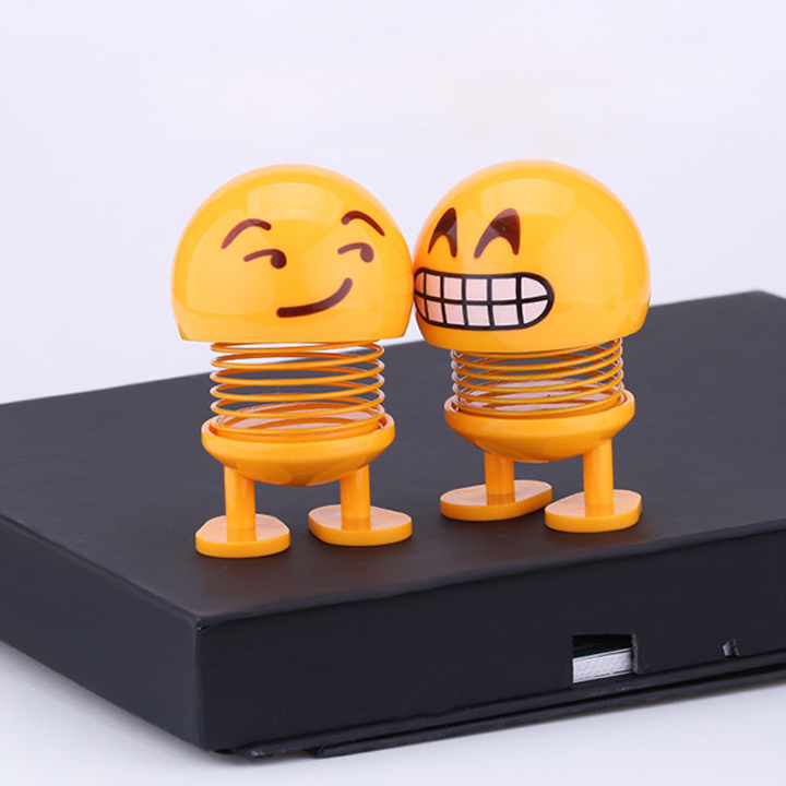 Thú nhún lò xo Emoji ngộ nghĩnh 6 biểu cảm