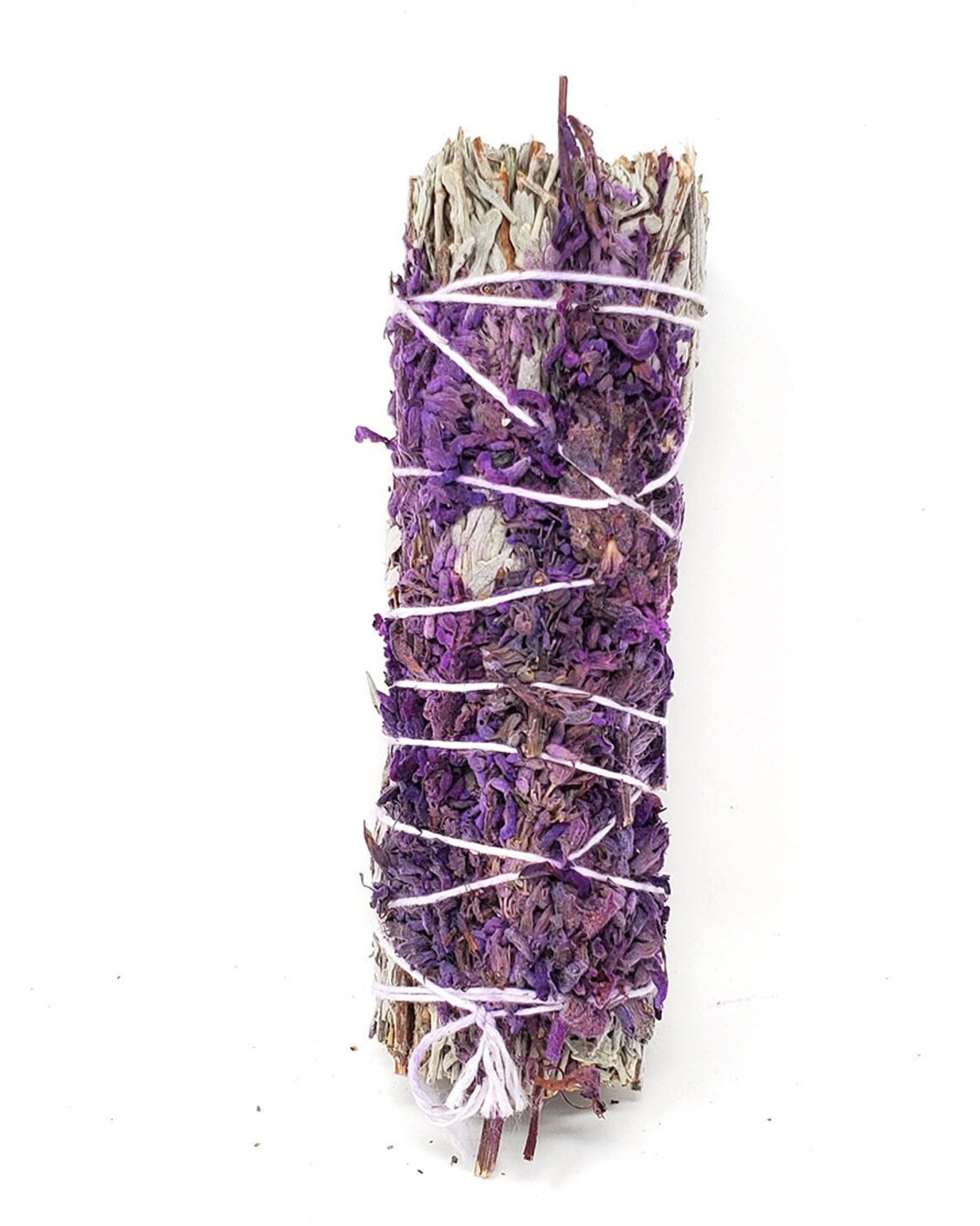 Xô thơm trắng + Lavender thanh lọc, làm sạch 11cm - 35g