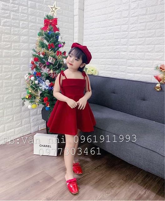 Sét váy nhung bé