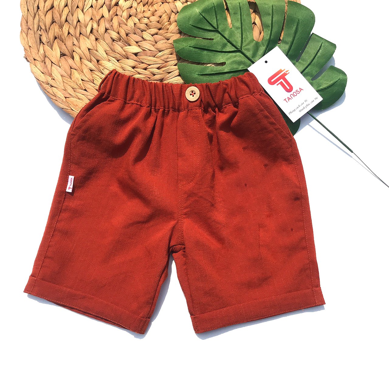 Quần short đũi cho bé trai Tanosa Kids size 1-5 tuổi Phong cách Hàn QuốC; Quần short đũi cho bé trai siêu mềm mịn - 2021- 10-25kg