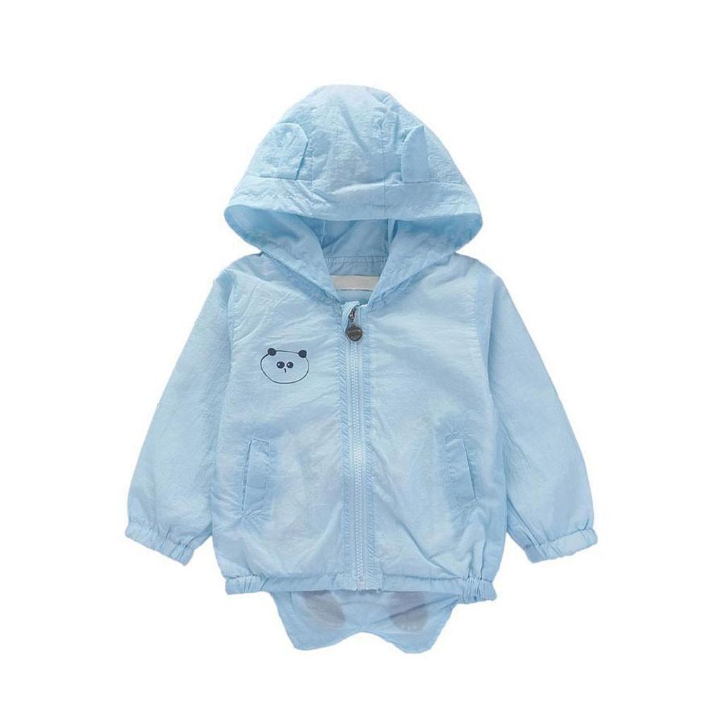 Áo khoác hè chống nắng cho bé in hình gấu cute, Áo khoác cho bé từ 6-21kg - LiLa Kids