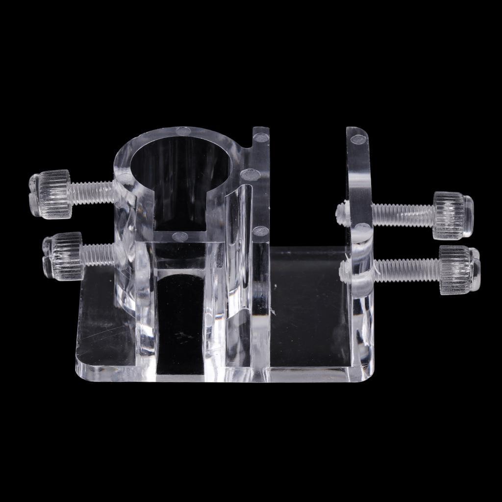 4Pcs Acrylic Aquarium Hose Tube Fixing Clip Holder Clamp For Pipe New