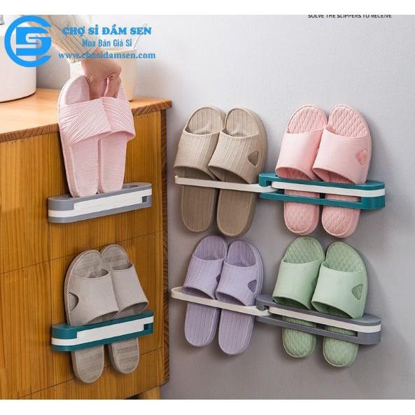 Móc treo giày dép gắn tường, giá treo giày gấp gọn tiết kiệm không gian