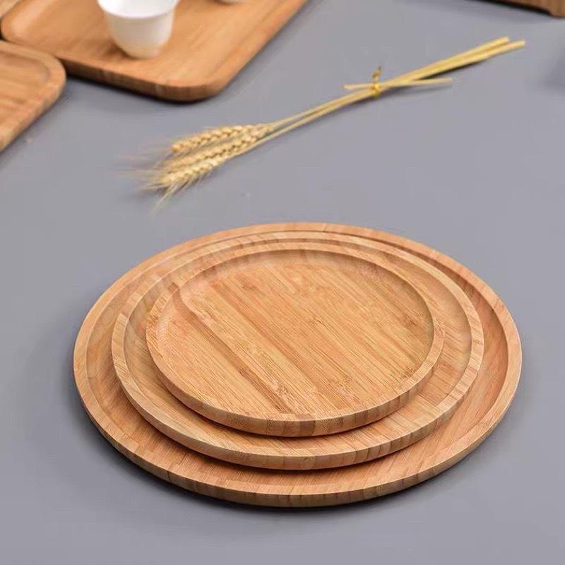 Khay Gỗ Tròn Decor Nhiều Kích Thước Siêu Rẻ