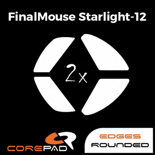 Feet chuột PTFE Corepad Skatez PRO FinalMouse Starlight-12 - 2 Bộ - Hàng Chính Hãng