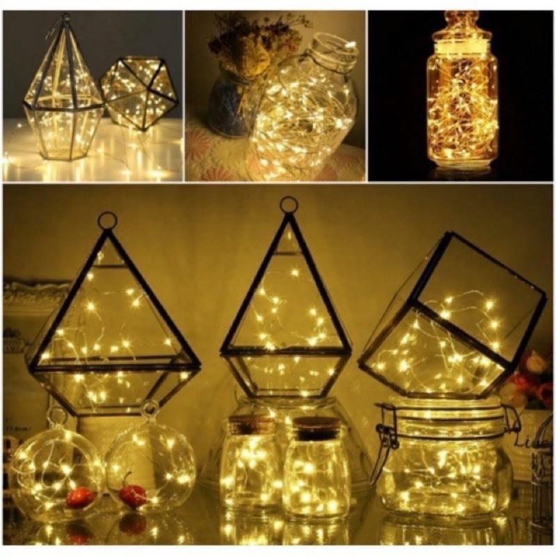 Dây đèn led dùng pin dài 2m dùng để trang trí