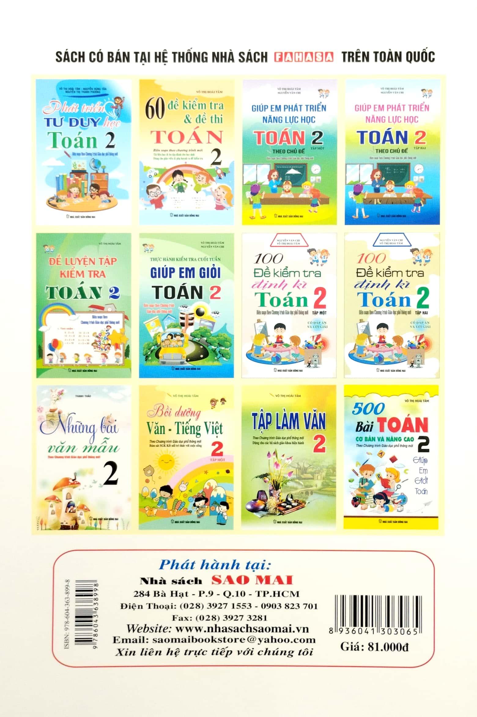 Đề Kiểm Tra Định Kì Tiếng Việt Và Toán 2 (Theo Chương Trình Giáo Dục Phổ Thông Mới)