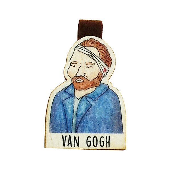 Bookmark gỗ nam châm Van Gogh