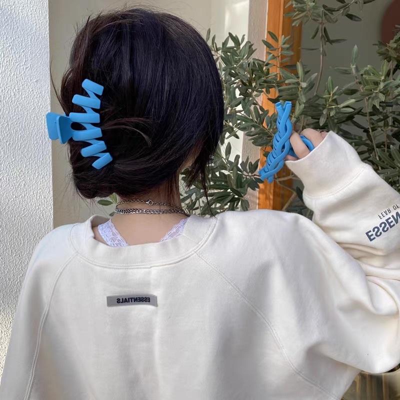 Set cặp tóc 8 chi tiết mầu xanh dương phong cách Hàn Quốc