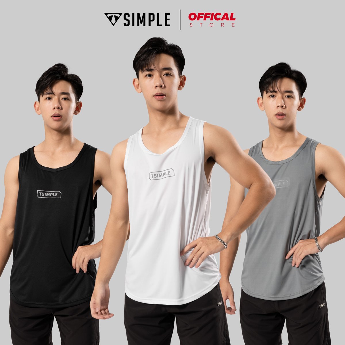 Áo Ba Lỗ Tank Top Thể Thao Nam TSIMPLE Ver.02 Nhiều màu