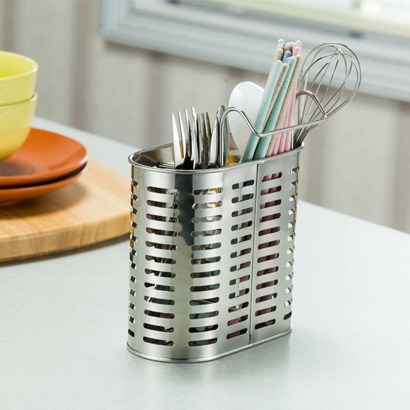 Thép Không Gỉ 304 Treo Dao Kéo Giá Đỡ Điện Muỗng Nĩa Đũa Giỏ Chứa Đồ Giá Treo Nhà Bếp Phụ Kiện Dụng Cụ Tổ Chức