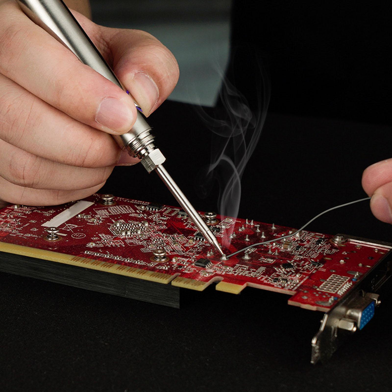 Soldering Iron Kit with Tips Welding Tool for Welding and Soldering indoor and outdoor