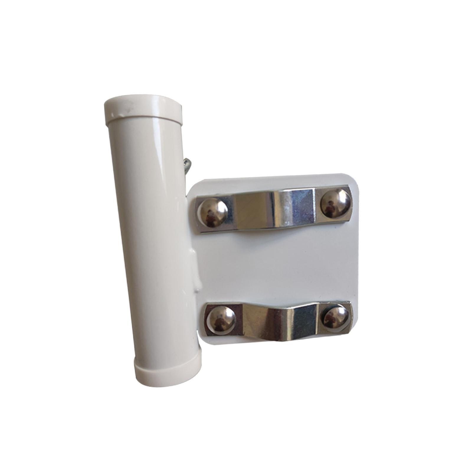 1 Piece Garden Umbrella Clamp Holder metal heavy duty umbrella Mount Clip Parasol Holder Sturdy Bracket Fixed Clip for Deck Railing Outdoor Fence