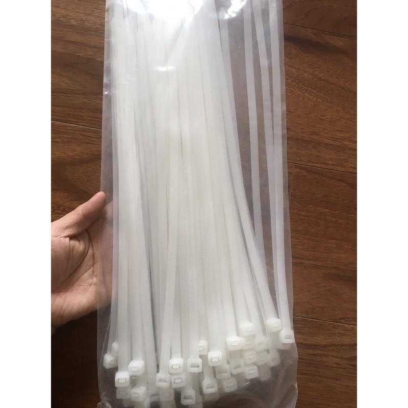 Túi 100 sợi dây rút nhựa 35cm bản to dày, chắc chắn