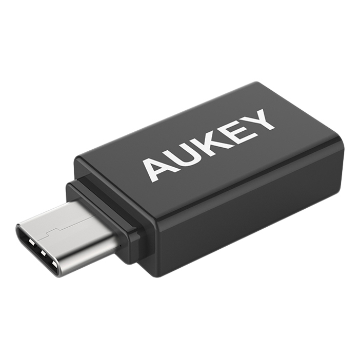 Bộ 2 Đầu Chuyển OTG 3.0 Từ USB Ra USB Type-C Aukey CB-A1 - Hàng Chính Hãng