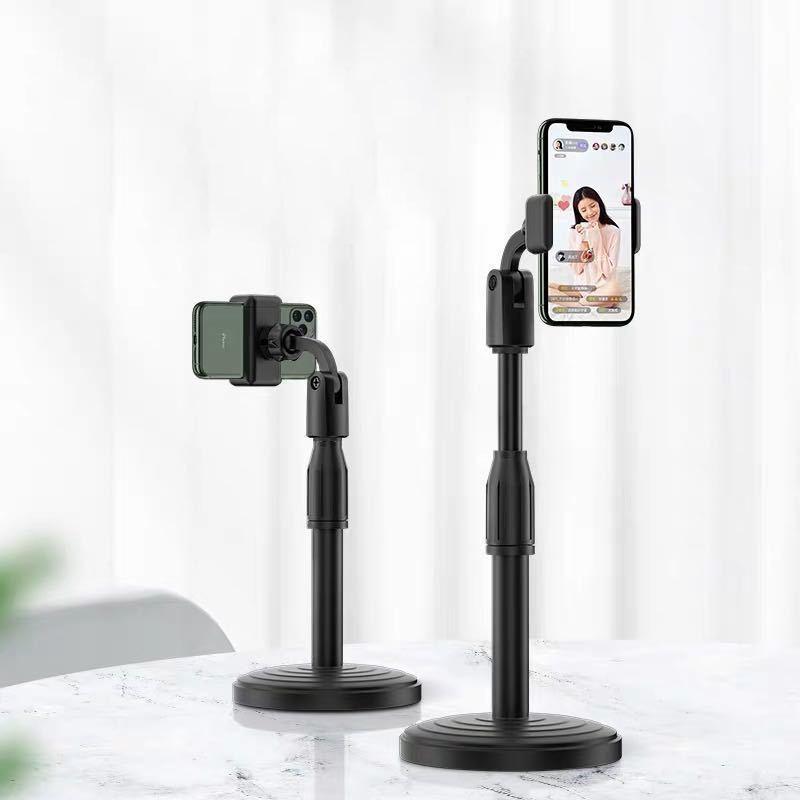 Giá đỡ điện thoại livestream để bàn, quay tiktok học online xoay 360 độ