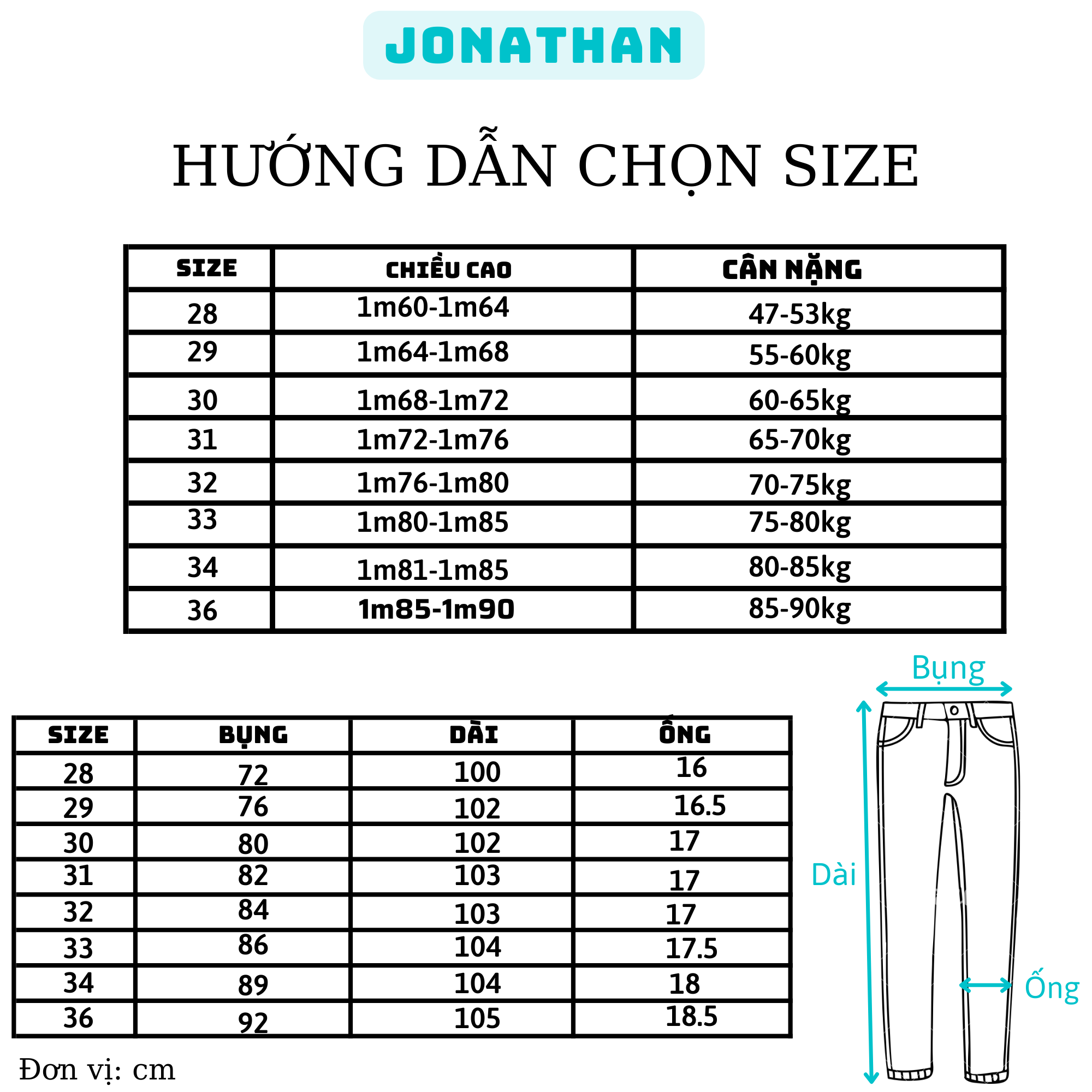 Quần jean nam xanh biển JONATHAN QJ058 vải denim cao cấp co giãn nhẹ 4 chiều, form dáng chuẩn đẹp, trẻ trung, hottrend