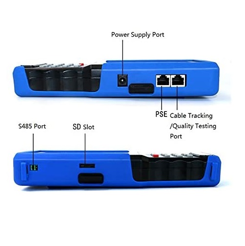 Máy Test camera quan sát màn hình 4.3inch cảm ứng IP 8.0 MP-4K-H265, AHD/TVI/CVI 8.0MP - Hàng nhập khẩu