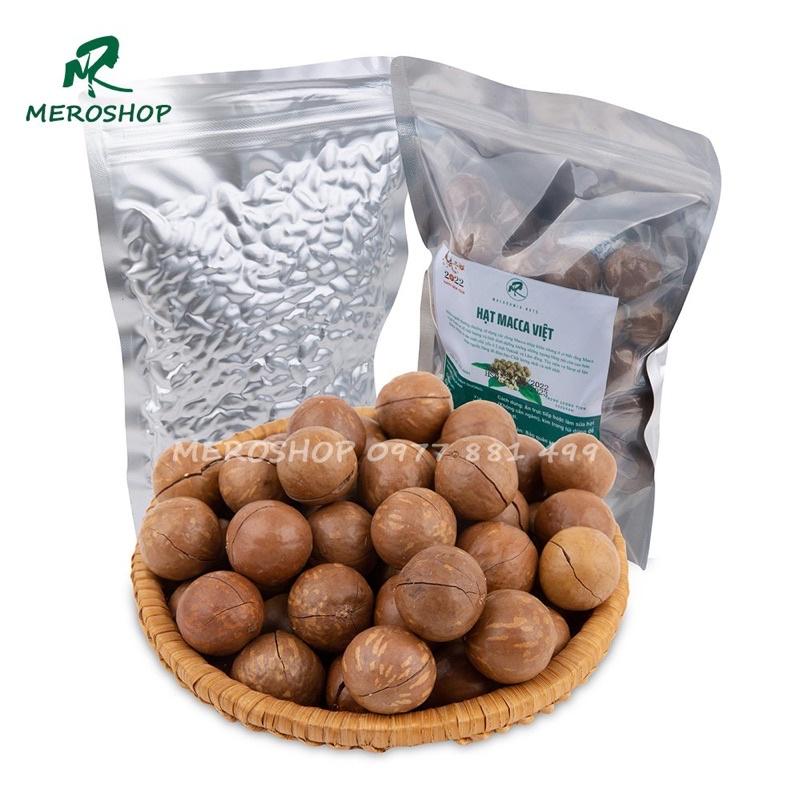 500GRAM HẠT MACCA DAKLAK SẤY CHÍN DAKLAK (CÒN VỎ)