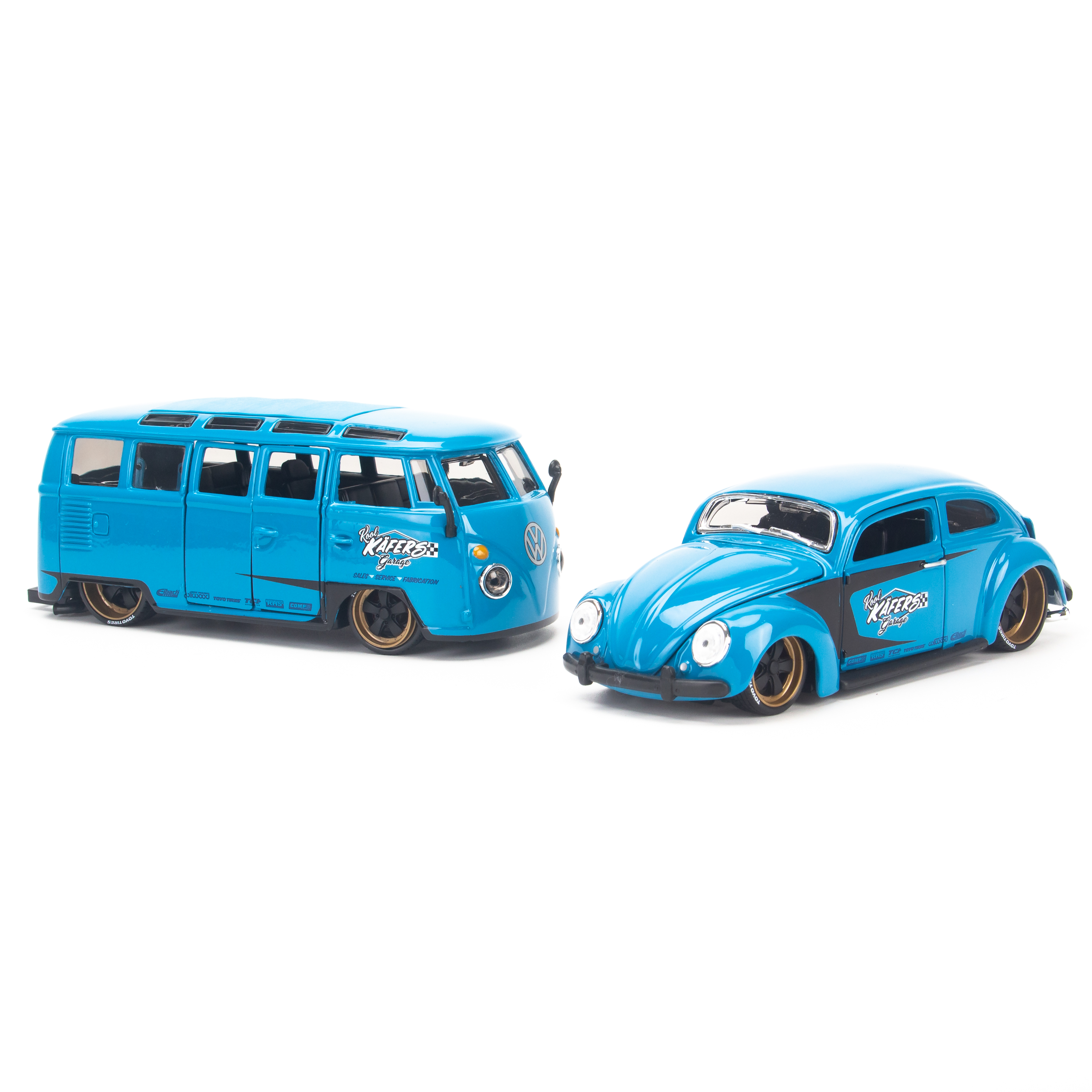 Mô hình xe Design Elite Transport - VW Van + Beetle 1:24 Maisto - 32752