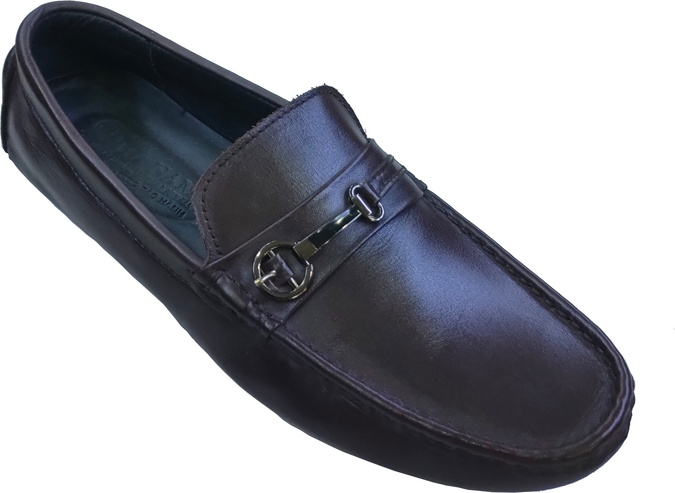 Giày Mọi Nam Đế Âm Da Bò Thật HÀ NAM Cao Cấp GM262