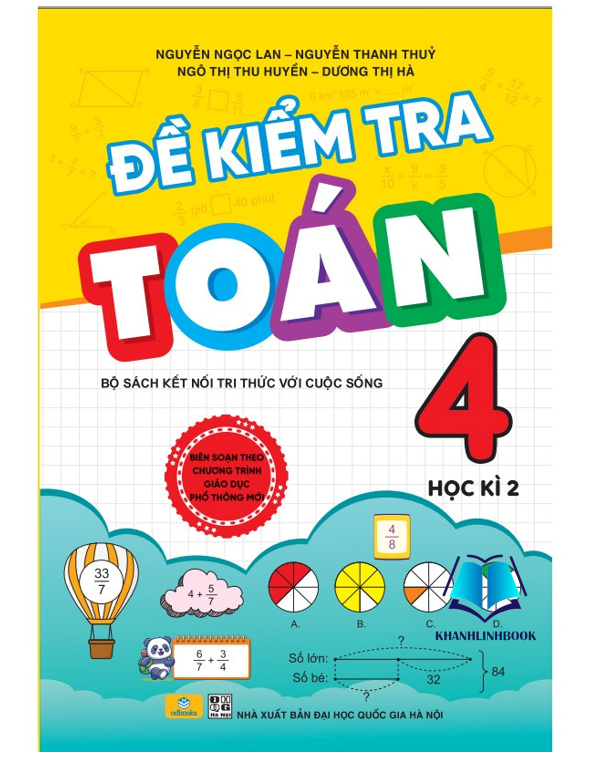 Sách - Đề Kiểm Tra Toán 4 - Học kì 2 - Kết Nối
