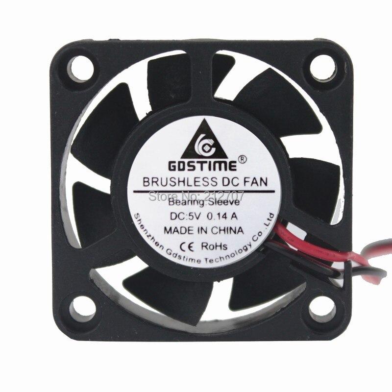 Ready stock 1PCS Gdstime DC Brushless Cooling Fan Cooler 5V 2Pin 4cm 40mm 40x40x10mm 4010