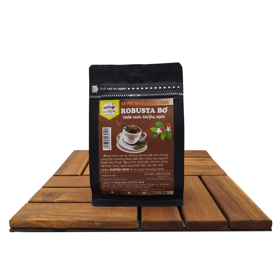 Cà Phê ROBUSTA BƠ - - Dạng Hạt Pha Máy Hoặc Pha Phin - Coffee New